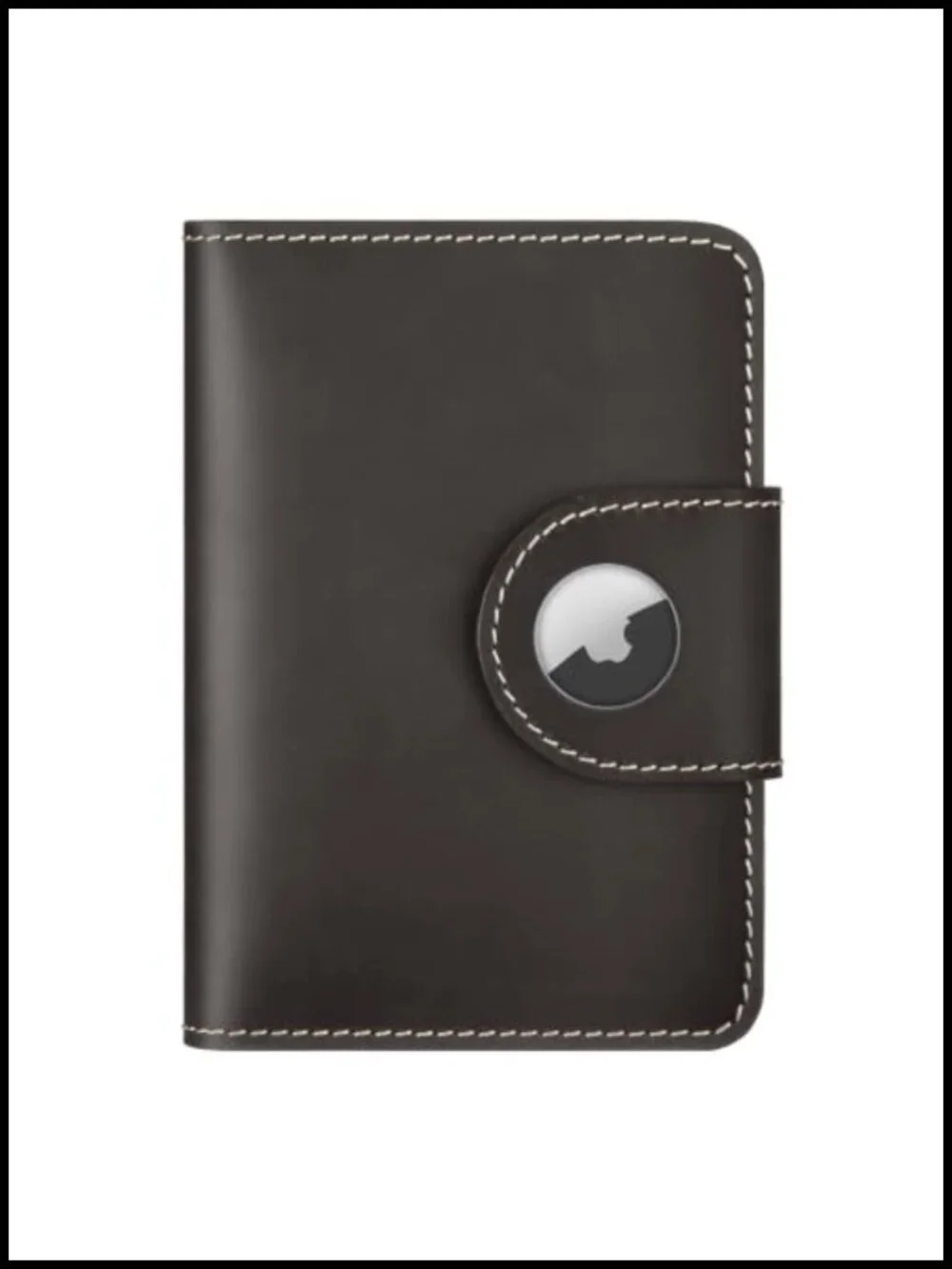 Genuine Leather Passport Holder for Men Travel Wallet with Card Slots